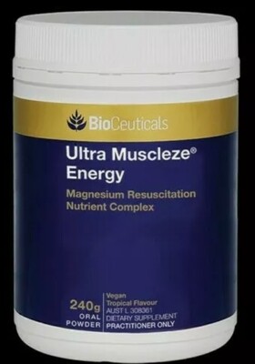BioCeuticals Ultra Muscleze Energy (Magnesium) 240 gm ozhealthexperts