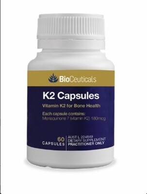 Bioceuticals K2  60 capsules ozhealthexperts