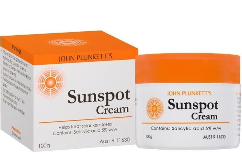 John Plunkett Sunspot Cream 100g OzHealthExperts 