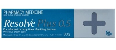 2 × Ego Resolve Plus .5% 30g Anti Itching ozhealthexperts