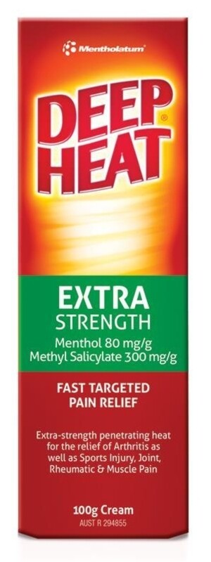 2 × Deep Heat Extra Strength Cream 100g OzHealthExperts 