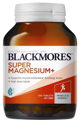 Blackmores Super Magnesium Plus 100 Tablets
ozhealthexperts