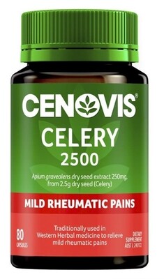 Cenovis Celery 2500 Capsules 80 OzHealthExperts
