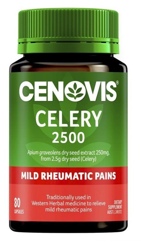 Cenovis Celery 2500 Capsules 80 OzHealthExperts