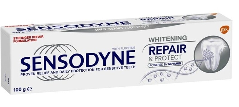 2 × Sensodyne Sensitive Teeth Pain Repair & Protect Whitening Toothpaste 100g
ozhealthexperts
