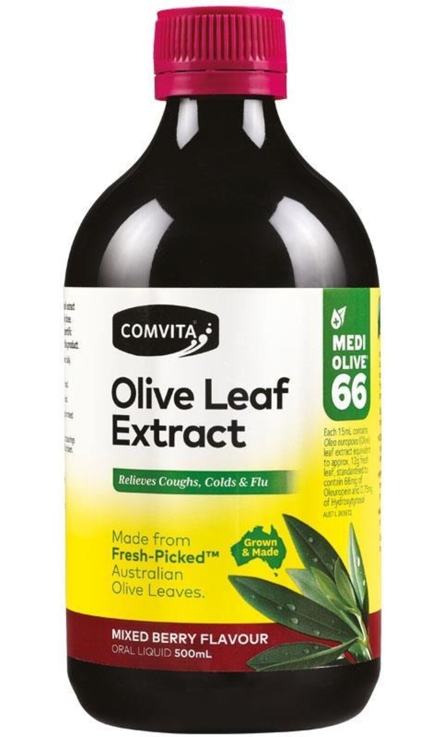 Comvita Olive Leaf Extract Mixed Berry 500mL
ozhealthexperts