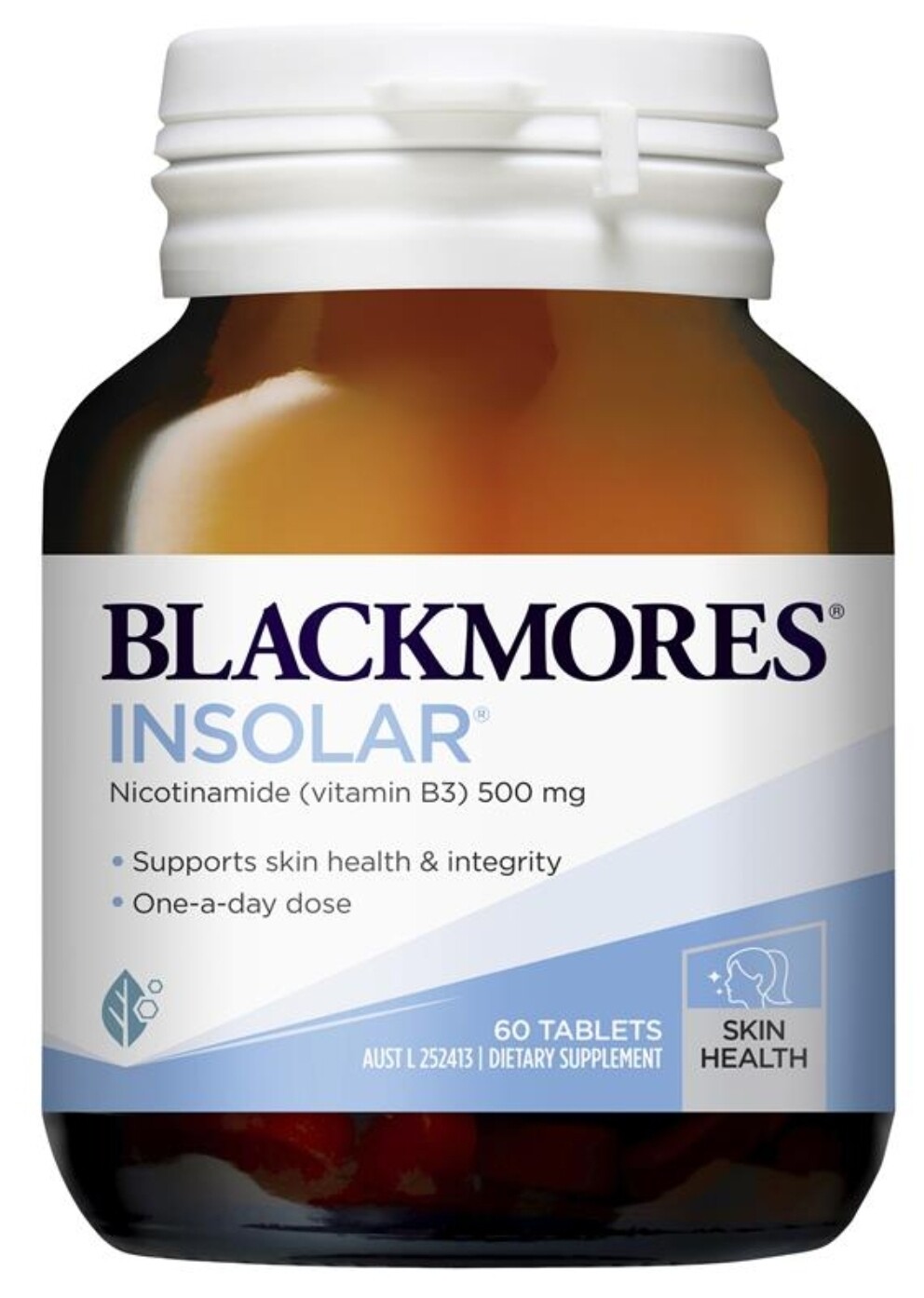 BLACKMORES INSOLAR 60 TABLETS HIGH DOSE VITAMIN B3 SKIN HEALTH OzHealthExperts