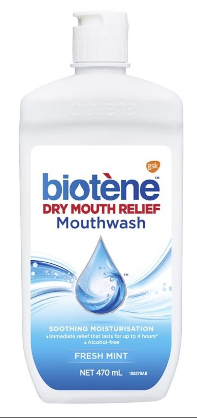 Biotene Dry Mouth Relief Mouthwash Fresh Mint 470mL ozhealthexperts
