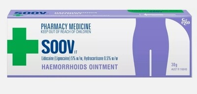 Ego SOOV It Haemorrhoid Ointment 30g Anti-inflammatory & Anaesthetic Relief OzHealthExperts