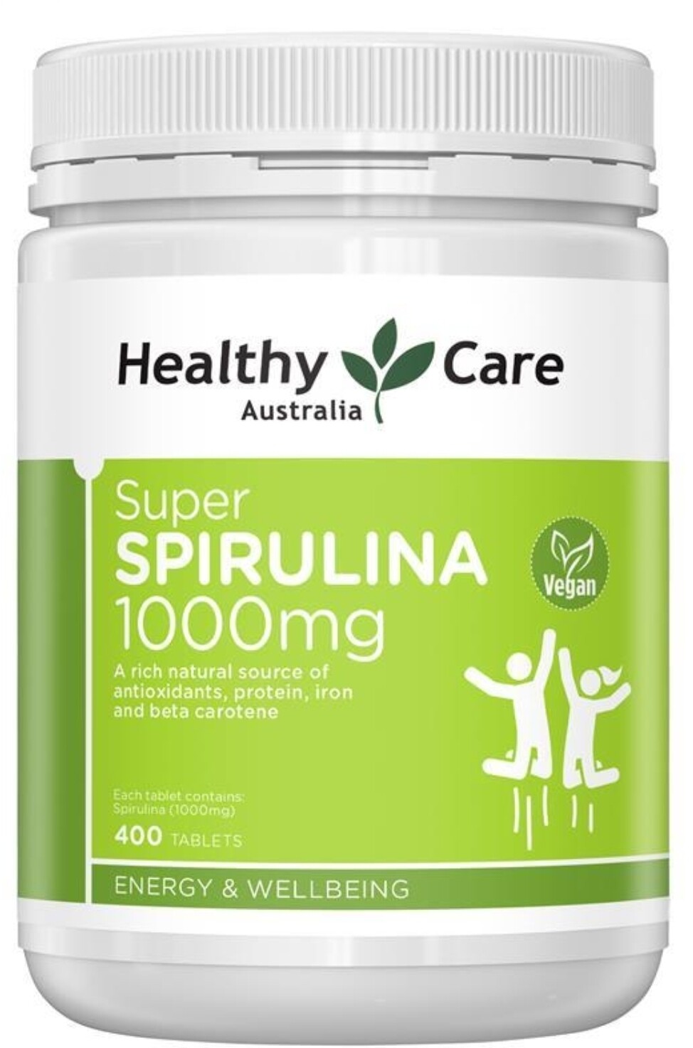Healthy Care Super Spirulina 400 tablets OzHealthExperts
