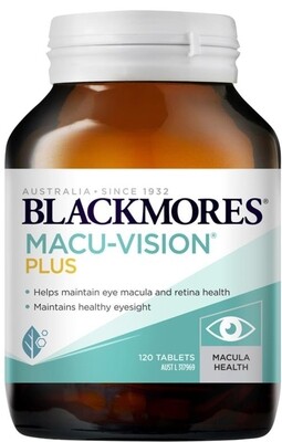 Blackmores Macu Vision Plus 120 Tablets
ozhealthexperts