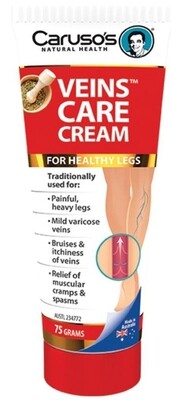 Carusos Natural Health Veins Care Cream 75g
ozhealthexperts