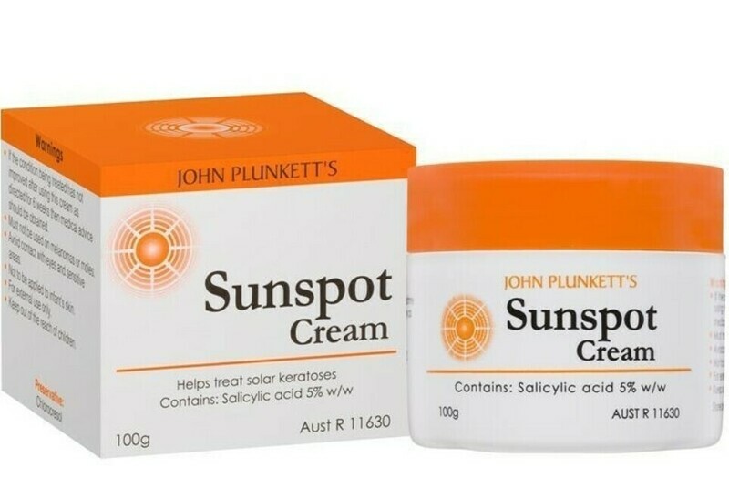2 × John Plunkett Sunspot Cream 100g OzHealthExperts 