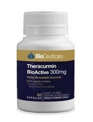 Bioceuticals Theracurmin BioActive 300mg Highly Bioavailable Curcumin 60 caps-OzHealthExperts
