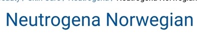 Neutrogena Norwegian