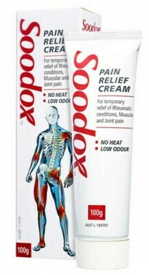 2 × Soodox Pain Relief Cream 100g
 ozhealthexperts