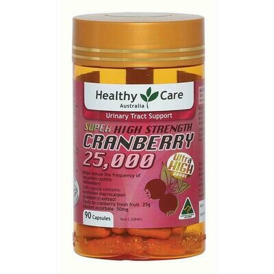 Healthy Care Super Cranberry 25000 90 Capsules -OzHealthExperts