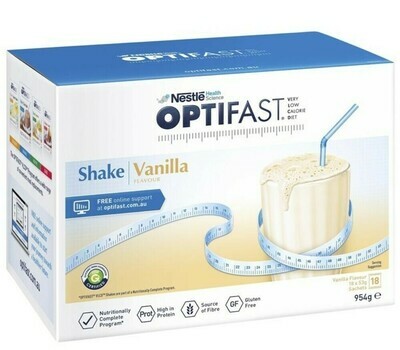 2 × Optifast VLCD Shake Vanilla 18 x 53g ozhealthexperts