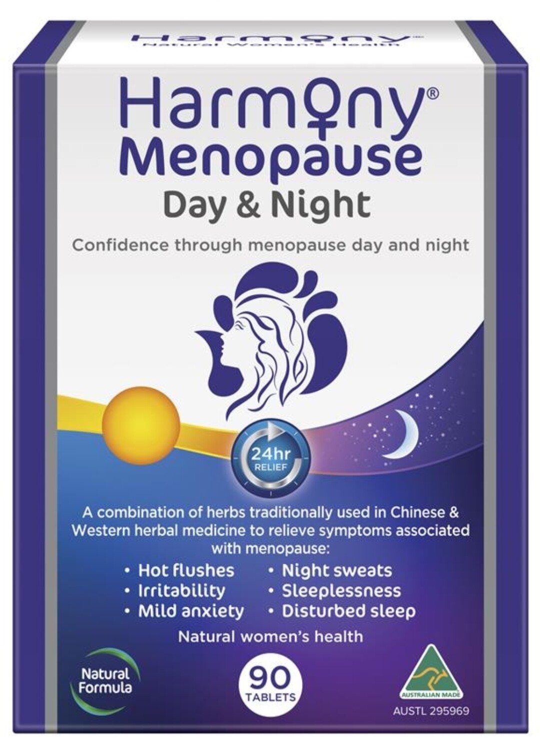 Harmony Menopause Day & Night 90 Tablets ozhealthexperts
