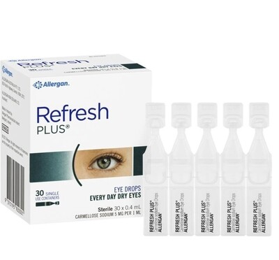 2 × Refresh Plus Eye Drop 0.4ml 30 Vials
ozhealthexperts