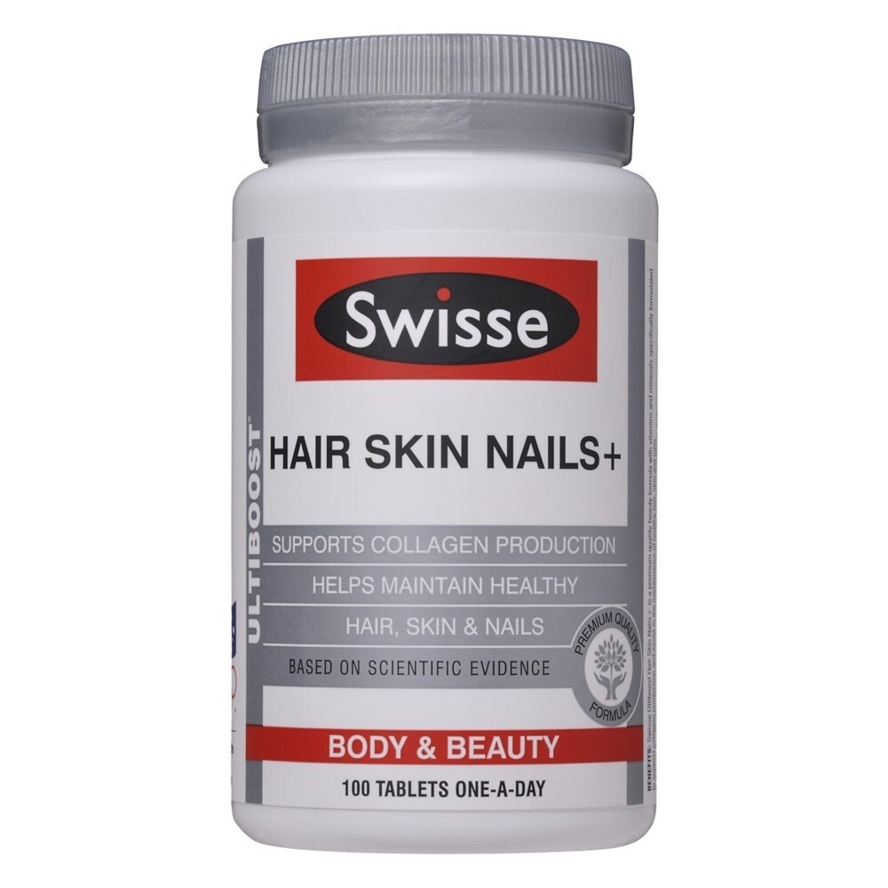 Swisse Ultiboost Hair Skin Nails 100 tablets OzHealthExperts