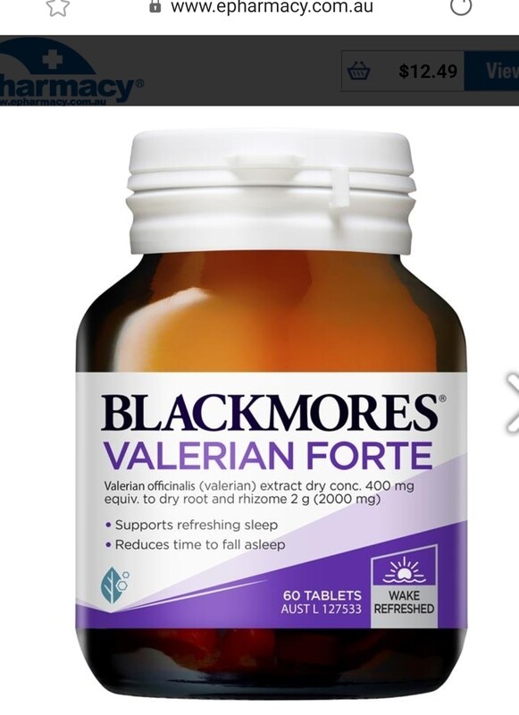 Blackmores Valerian Forte 2000mg 60 Tablets ozhealthexperts 
