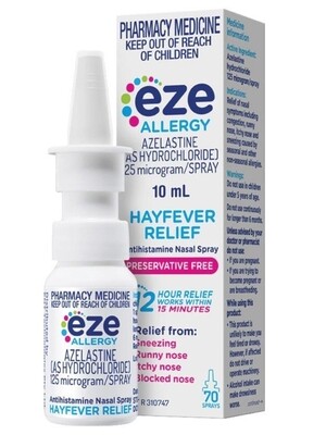 Eze Allergy Nasal Spray 10ml Azep Generic ozhealthexperts