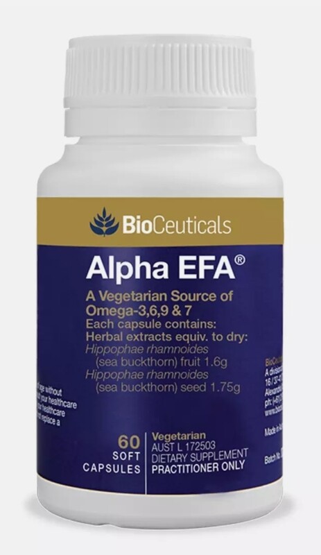 Bioceuticals Alpha EFA 60 Capsules ozhealthexperts