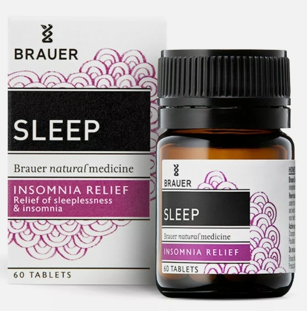 2 × Brauer Sleep 60 Tablets Natural Relief of Sleeplessness & Insomnia ozhealthexperts