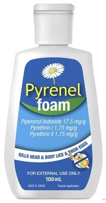 2 × Pyrenel Foam 100ml for  Head Lice |
ozhealthexperts