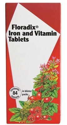2 × New Floradix Iron and vitamin tablets 84 tablets ozhealthexperts