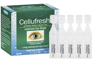 3 × Cellufresh Eye Drops  preservative free 0.4mL x 30  OzHealthExperts