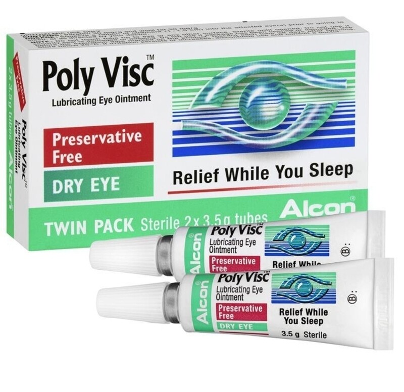 Polyvisc Eye Ointment Tubes 2 x 3.5g ozhealthexperts 
