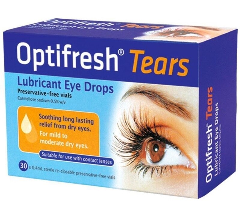 2 × Optifresh Tears Unit Dose Eye Drops 0.5% 0.4mL 30 ozhealthexperts