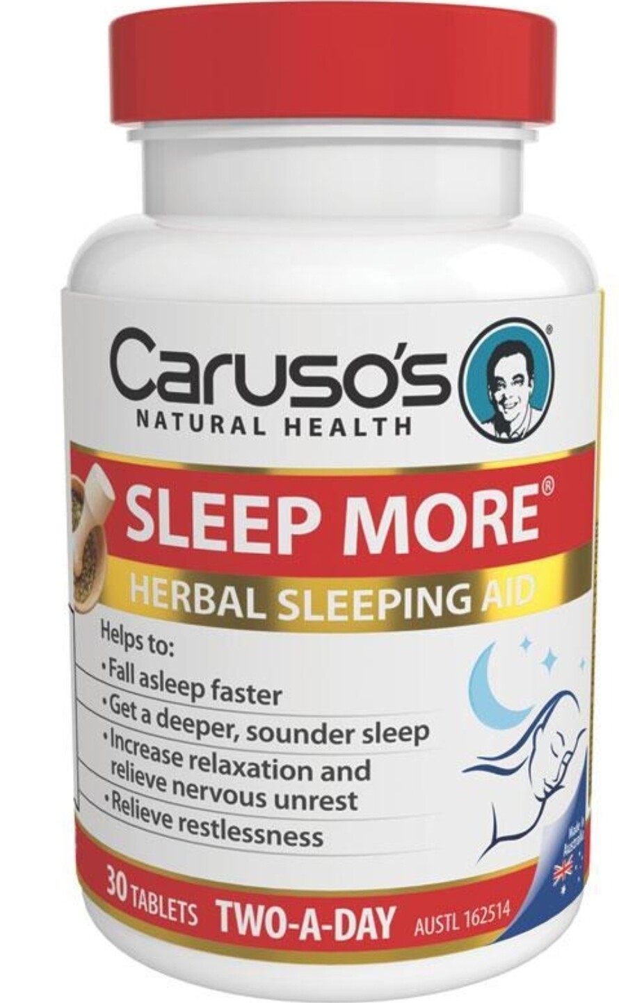 Caruso's Sleep More 30 Tablets | OZHealthExperts