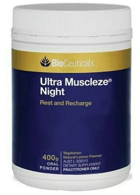 Ultra Muscleze Night 400g magnesium Relax ozhealthexperts 