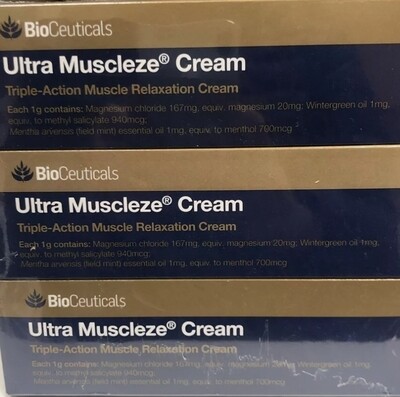 BioCeuticals Ultra Muscleze Cream 300g OzHealthExperts