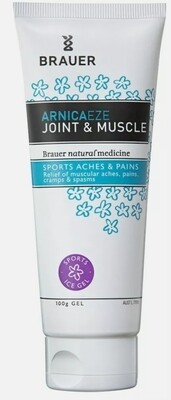 2 × Brauer ArnicaEze Joint & Muscle Sports Ice Gel 100g Sports Aches & Pains Relief OzHealthExperts