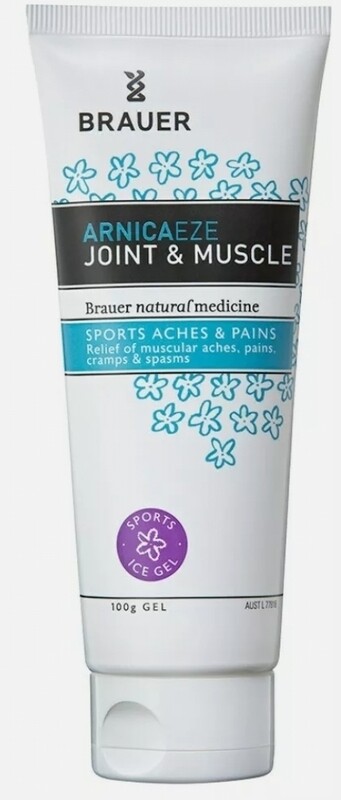 2 × Brauer ArnicaEze Joint & Muscle Sports Ice Gel 100g Sports Aches & Pains Relief OzHealthExperts