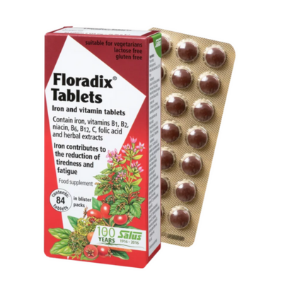 Floradix Iron Supplement Tablets 84 Tablets ozhealthexperts