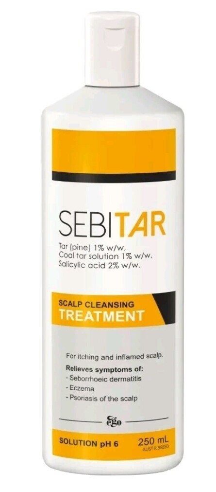 Sebitar Scalp Cleansing Treatment 250mL For Itching & Inflamed Scalp Eczema ozhealthexperts
