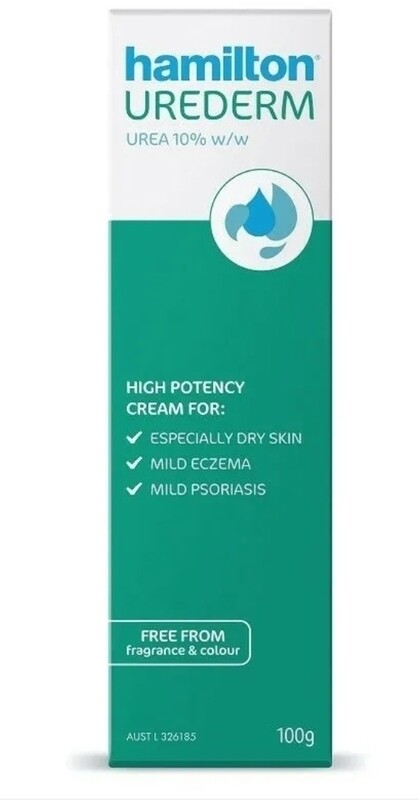 2 × Hamilton Skin Therapy Urederm Cream 100g High Potency Intensive Hydration ozhealthexperts