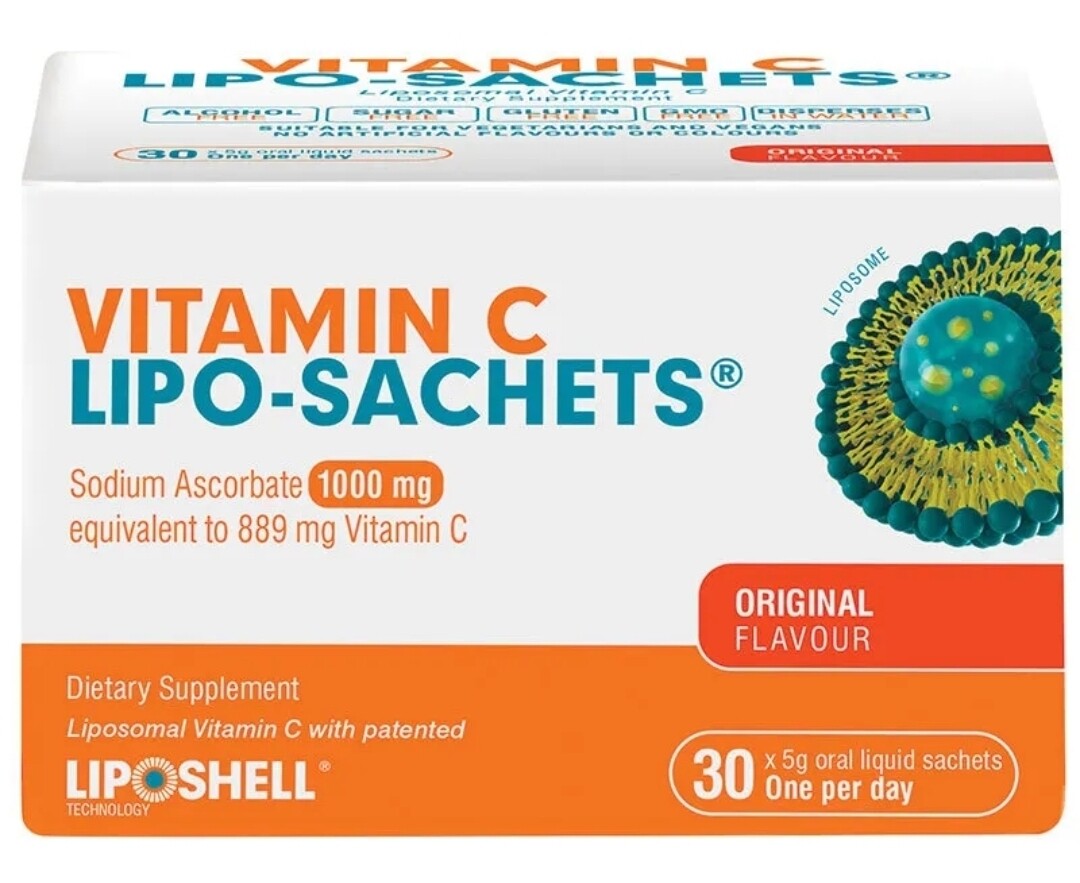 Lipo-Sachets Vitamin C Original 5g 30 Sachets ozhealthexperts