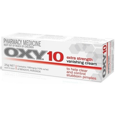 Oxy 10 Extra Strength Acne Vanishing Cream 25g 