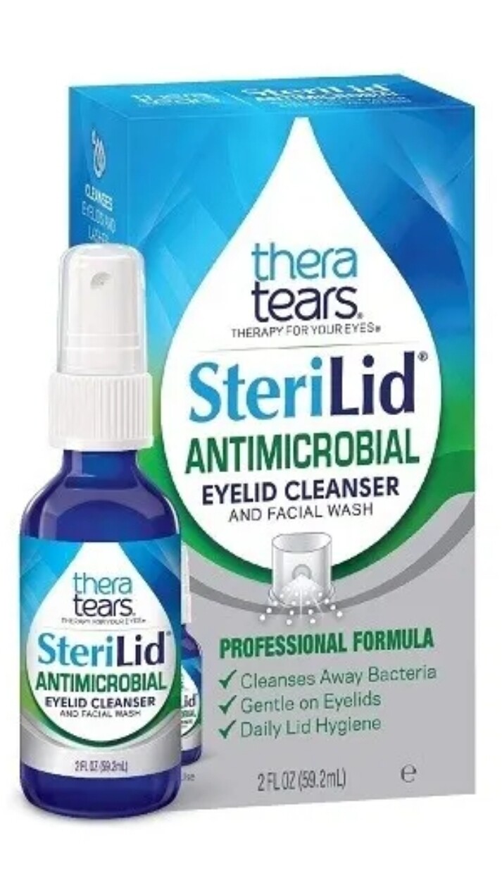 TheraTears Sterilid Antimicrobial Eyelid Cleanser and Facial Wash ozhealthexperts