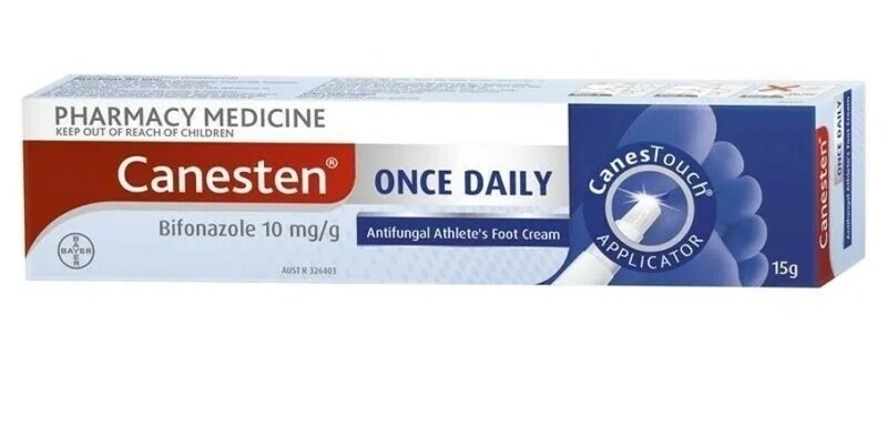2 × Canesten Once Daily Bifonazole with Canes Touch Applicator 15g Cream Antifungal ozhealthexperts