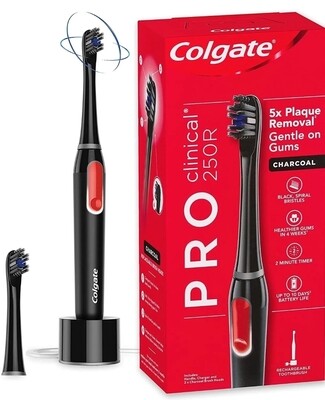 Colgate ProClinical 250R Charcoal Black Sonic Electric Power Toothbrush ozhealthexperts