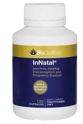 BioCeuticals InNatal® 120 Capsules Iron Free Healthy Preconception Pregnancy ozhealthexperts