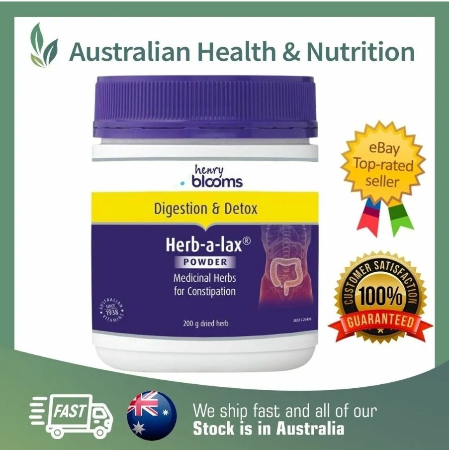 BLOOMS HERB-A-LAX (HERBALAX) POWDER 200GM + FREE SAME DAY SHIPPING