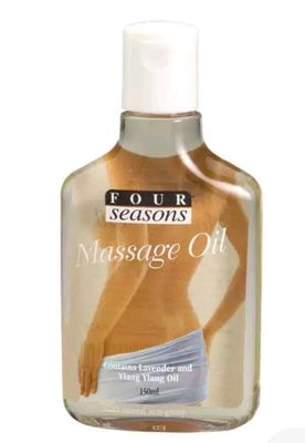 4 x Four Seasons Massage Oil - Ylang & Lavender Massage Oil - 150 ml Bottle ozhealthexperts